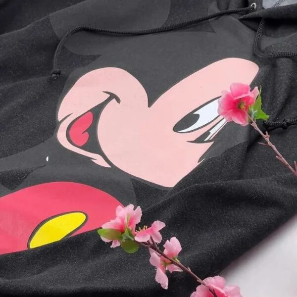 Blusa Moletom Mickey Mouse - Logo Grande - Imagem 2