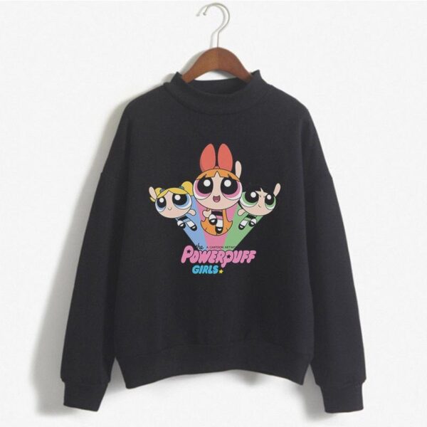 Blusa Moletom Meninas Super Poderosas - Arco Íris - Imagem 3