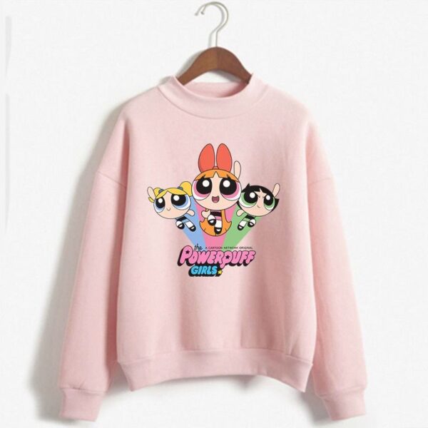 Blusa Moletom Meninas Super Poderosas - Arco Íris - Imagem 4
