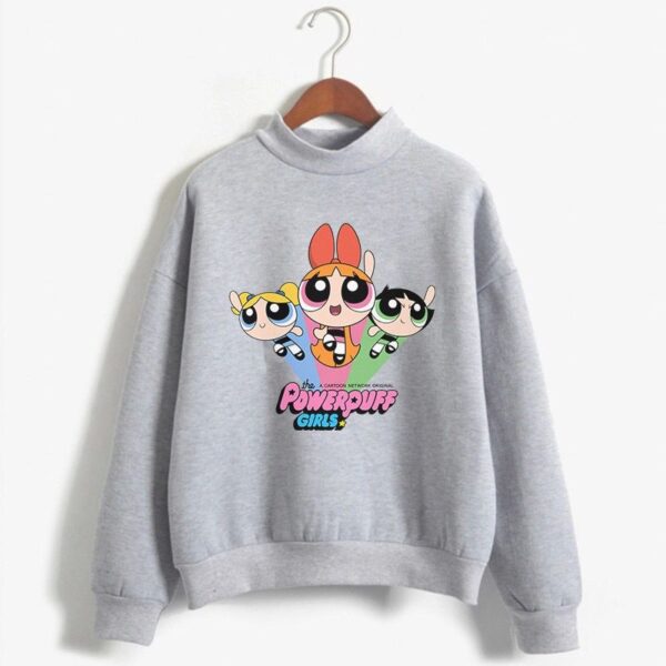 Blusa Moletom Meninas Super Poderosas - Arco Íris - Imagem 2