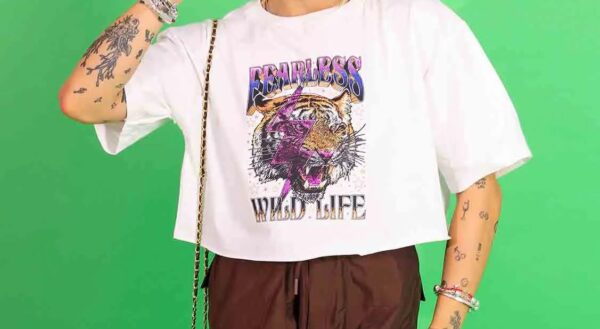 Cropped Tigre Fearless