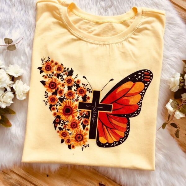 T-Shirt Borboleta - Cruz ao Meio - Imagem 2