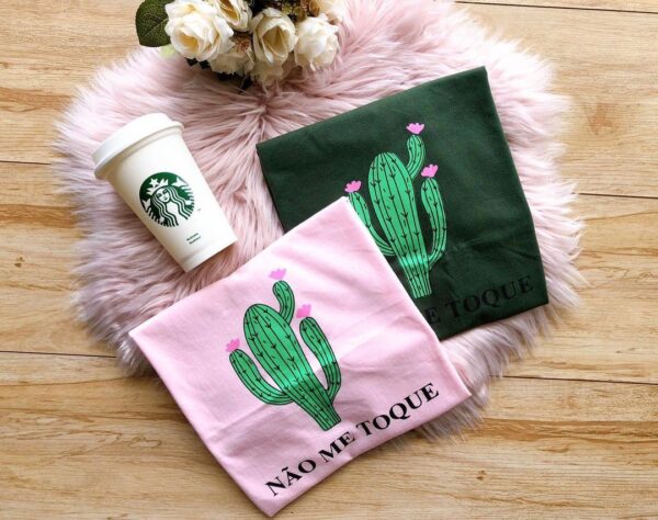 T-Shirt Cactus - Não me Toque