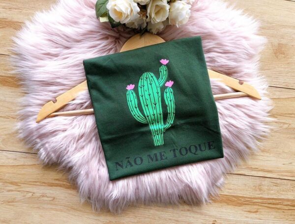 T-Shirt Cactus - Não me Toque - Imagem 2