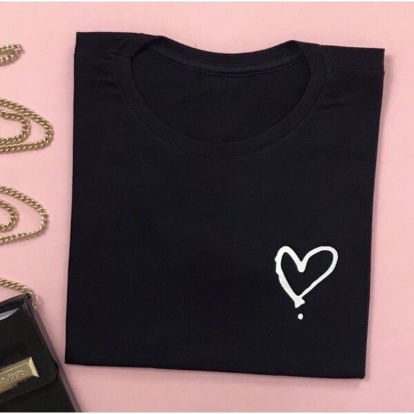 T-Shirt Coração - Formato Balão - Imagem 5