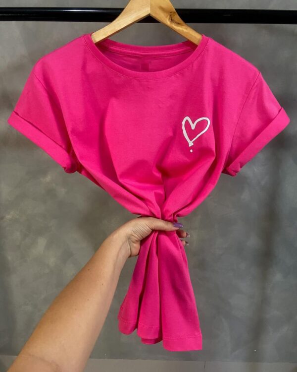 T-Shirt Coração - Formato Balão - Imagem 6