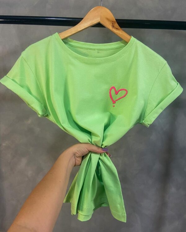 T-Shirt Coração - Formato Balão - Imagem 8