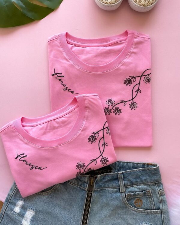 T-Shirt Floresça - Desing Flores - Imagem 2