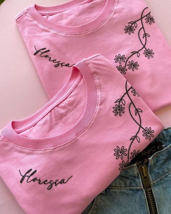 T-Shirt Floresça - Desing Flores - Imagem 3