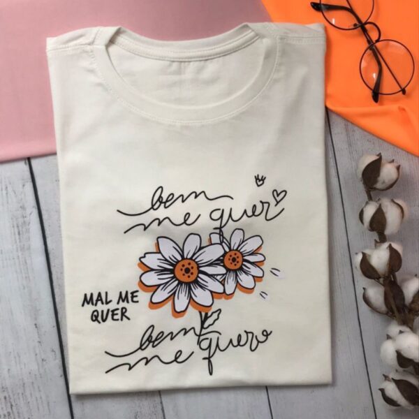 T-Shirt Girassol - Bem me Quer - Mau me Quer - Imagem 3
