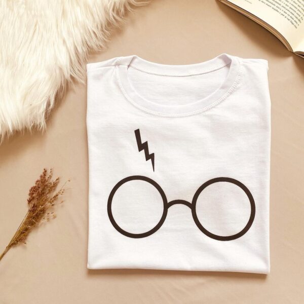 T-Shirt Harry Potter - Óculos e Cicatriz - Imagem 2