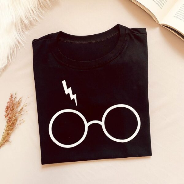 T-Shirt Harry Potter - Óculos e Cicatriz - Imagem 3
