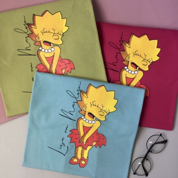 T-Shirt Lisa Simpson - Apaixonada - Imagem 2