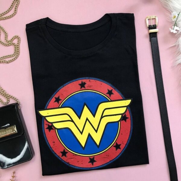 T-Shirt Mulher Maravilha - Simbolo - Imagem 3