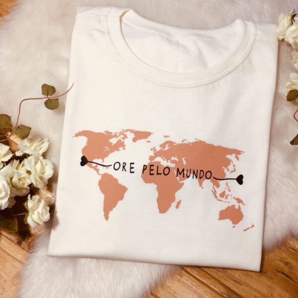 T-Shirt Ore Pelo Mundo - Imagem 3