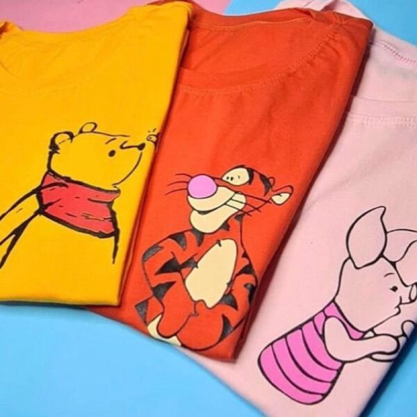T-Shirt Turma do Pooh - Personagens Individual - Imagem 2