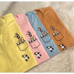 T-Shirt Ursinhos no Bolso