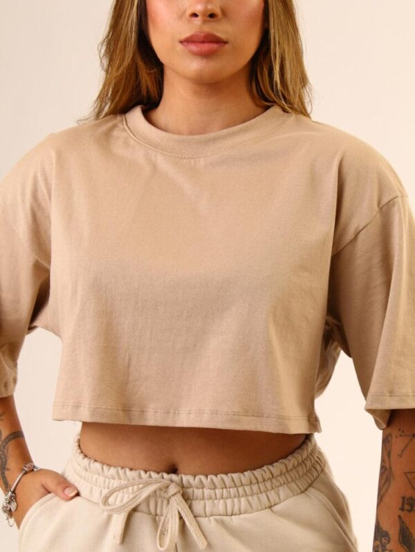 Cropped Lis em Piquet - Imagem 3