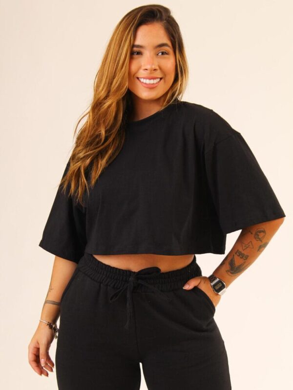 Cropped Lis em Piquet - Imagem 6