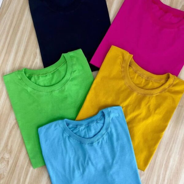 T-Shirt Basic - Sem Estampa - Imagem 2