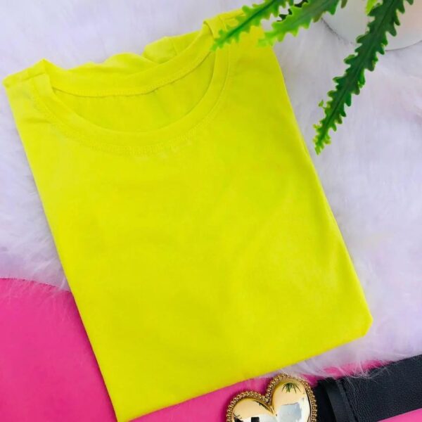 T-Shirt Basic - Sem Estampa - Imagem 3