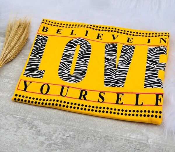 T-Shirt Believein Love You Self