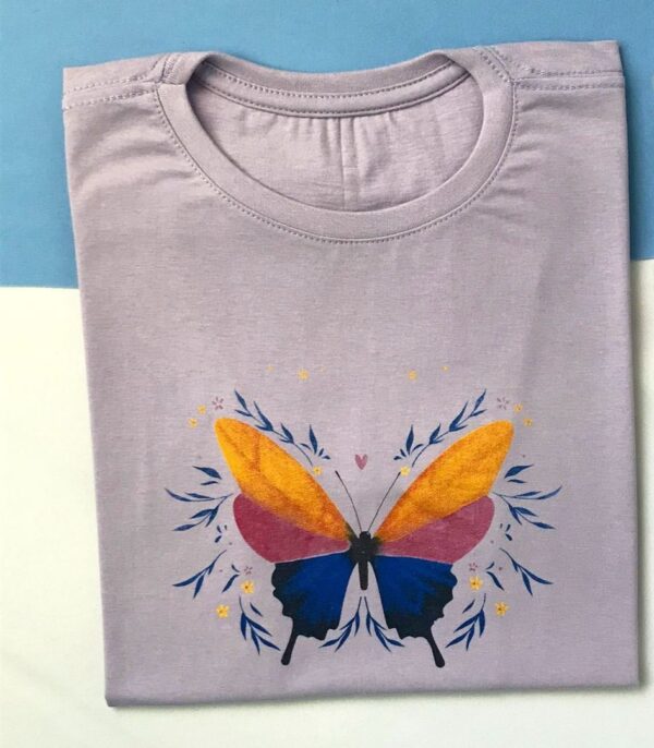 T-Shirt Borboleta - Três Cores - Imagem 3