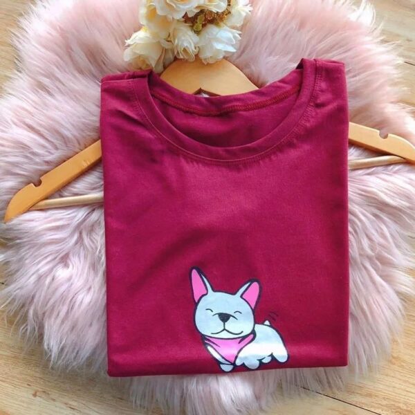 T-Shirt Drawn Bulldog - Imagem 3