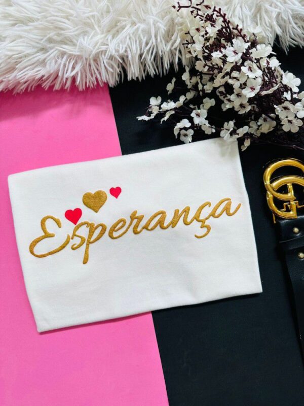 T-Shirt Esperança - Mini Corações