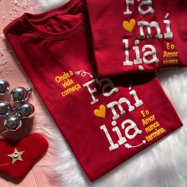 T-Shirt Família - Onde a Vida Começa - Imagem 2