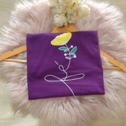 T-Shirt Flor - Fé