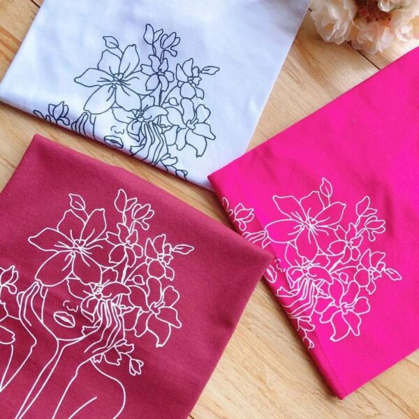 T-Shirt Floresça Pensamentos - Imagem 2