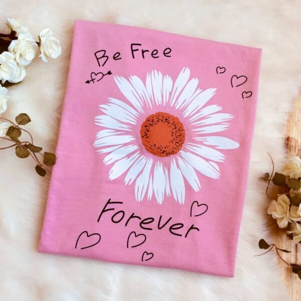 T-Shirt Girassol - Be Free Forever