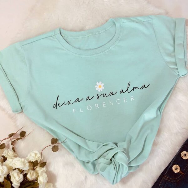 T-Shirt Girassol - Deixa a sua alma florescer - Imagem 9
