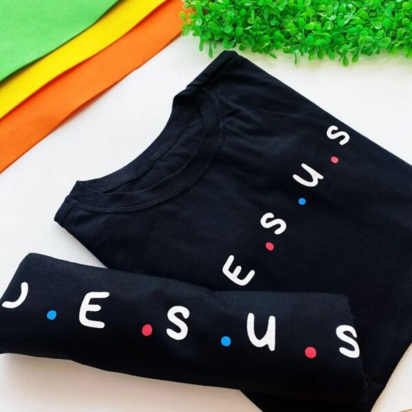 T-Shirt Jesus - Letra de Forma - Imagem 2