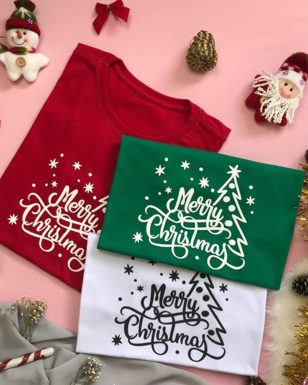 T-Shirt Merry Chistmas - Arvore