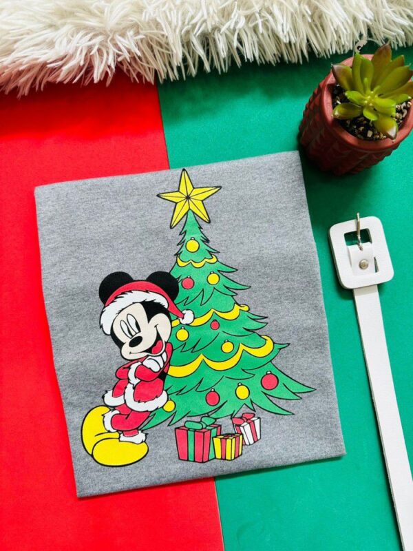 T-Shirt Mickey Mouse Natalino - Arvore