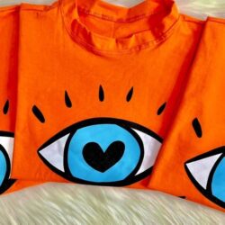 T-Shirt Olhar - Mini Coração