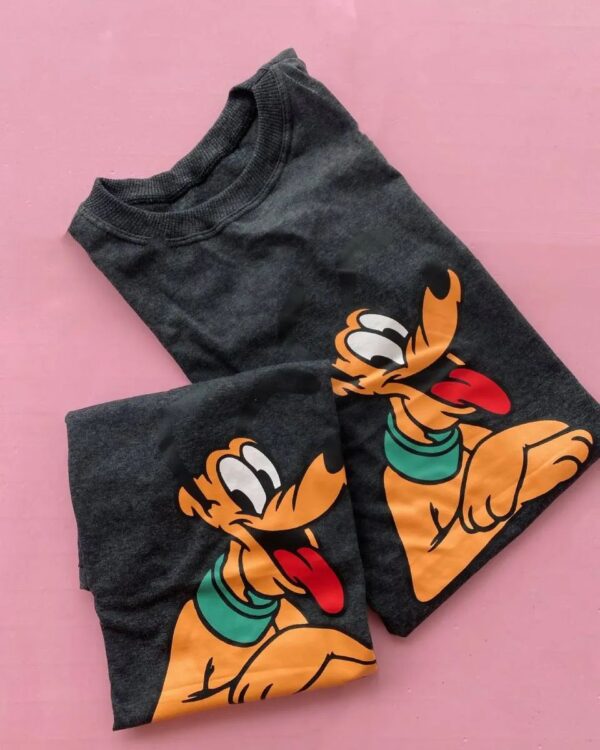 T-Shirt Pluto - Logo Cabeça e Patas