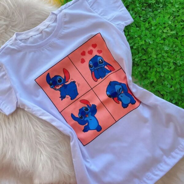 T-Shirt Stitch - Quadrinhos Expressões I - Imagem 2