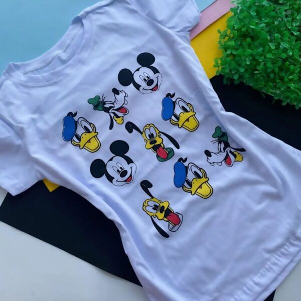 T-Shirt Turma do Mickey - Multi Logos Cabeça - Imagem 2