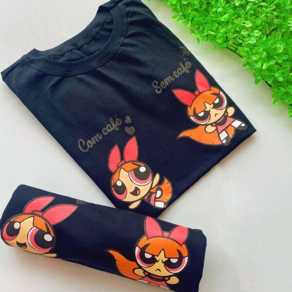 T-Shirt Meninas Super Poderosas - Com Café Sem Café - Imagem 3