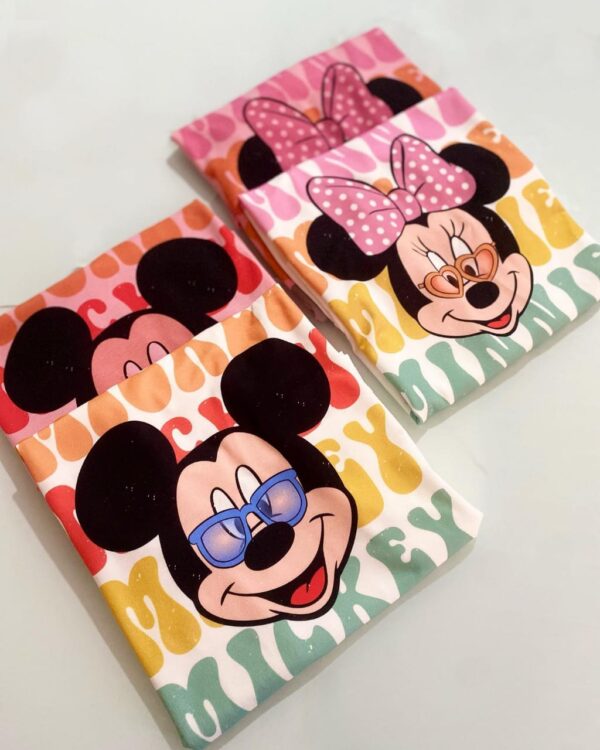 T-Shirt Mickey e Minnie Mouse - Fashion Wiik