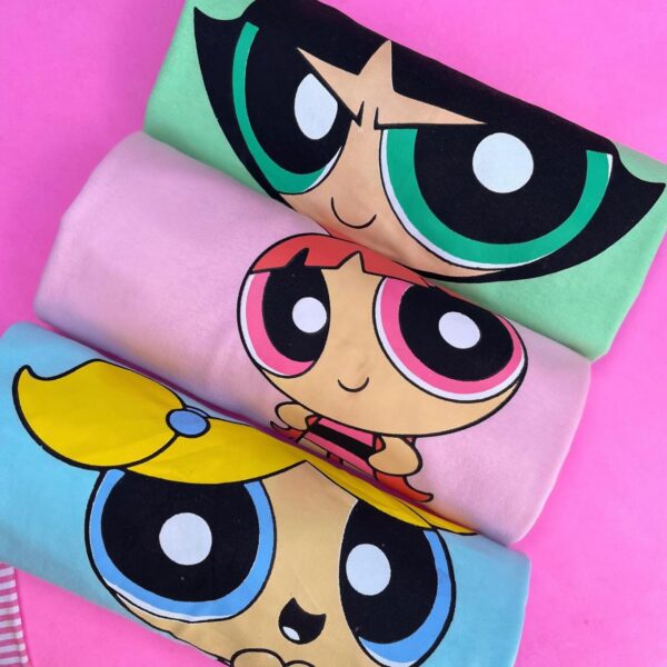 T-Shirt Meninas Super Poderosas - Logo Grande de Corpo todo II - Imagem 3