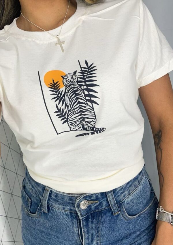 T-Shirt Tigre - Pôr do sol - Imagem 3