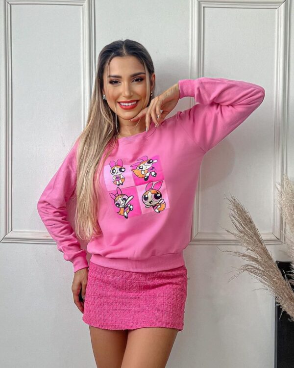 Blusa Moletom Florzinha - Quadrinhos