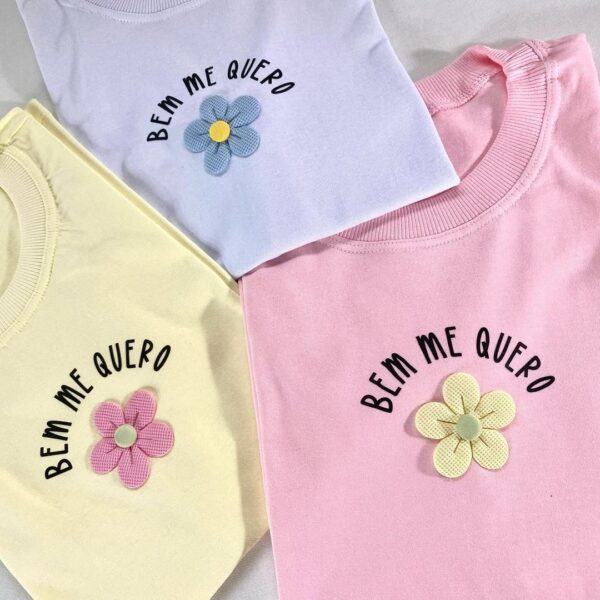 T-Shirt Flor - Bem me Quero - Imagem 2