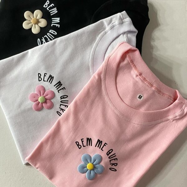 T-Shirt Flor - Bem me Quero - Imagem 3