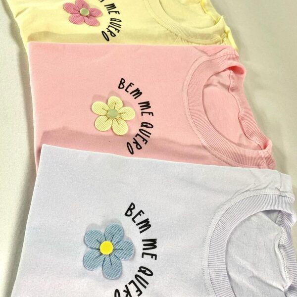 T-Shirt Flor - Bem me Quero - Imagem 4
