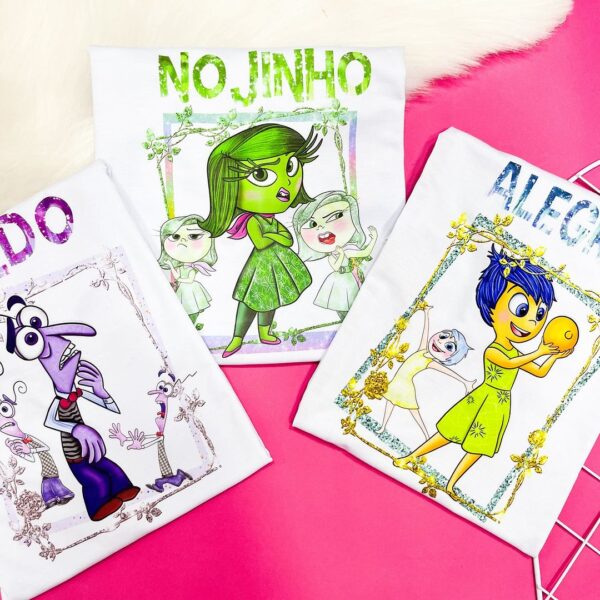 T-Shirt Turma Divertidamente - Imagem 2